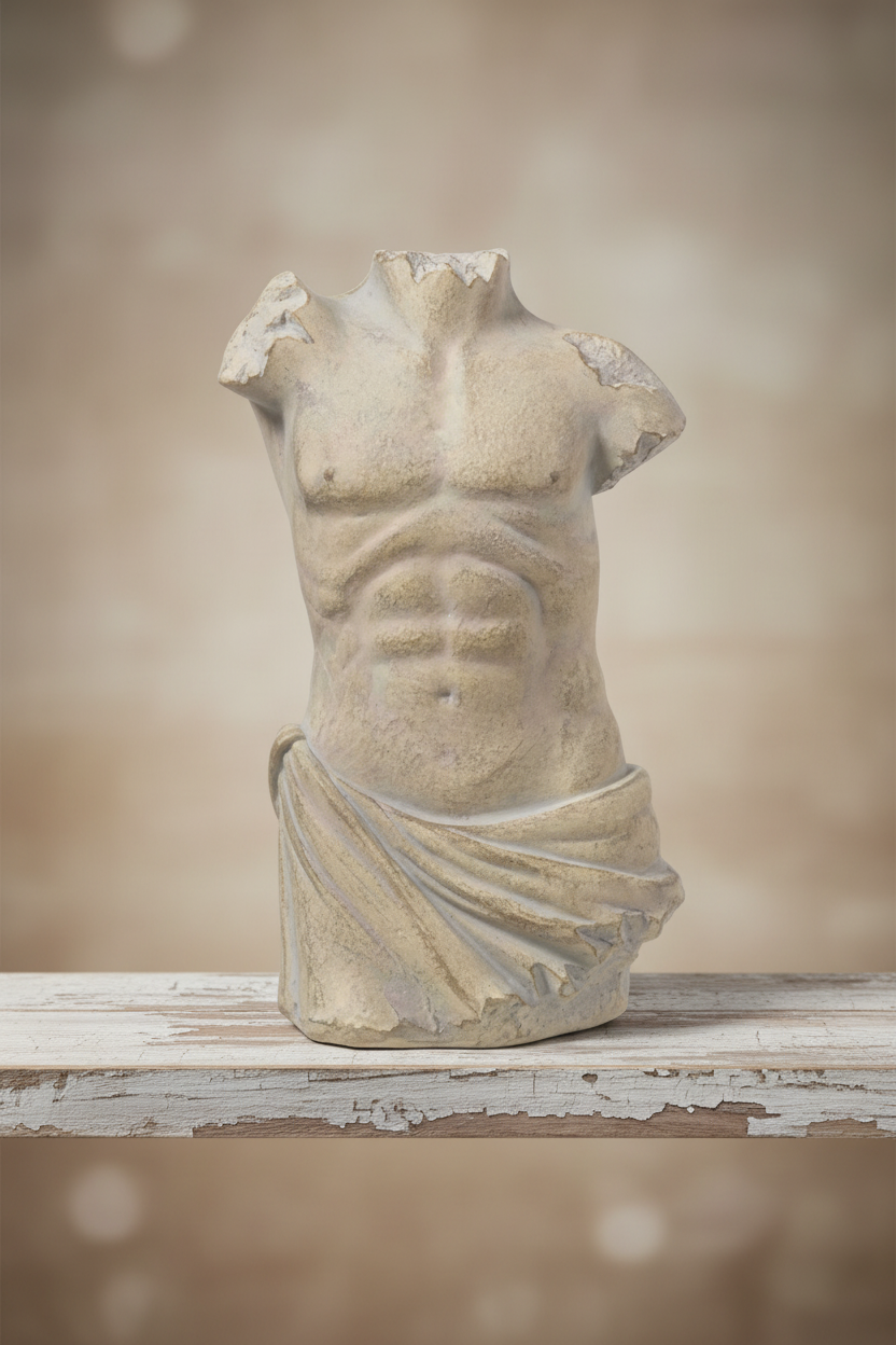 L'arte di nacchi - Mezzo busto uomo L10x7xH19