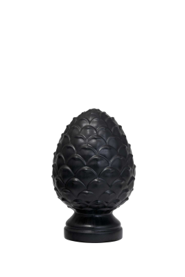 Pigna nera 13x13x22 - L'Arte di Nacchi