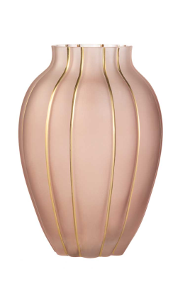 Vaso vetro rosa- L'Arte di Nacchi