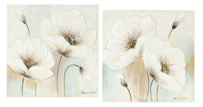 Coppia tele 50x50 - L'arte di nacchi