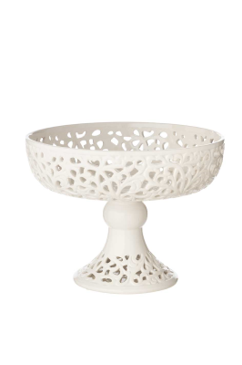 Alzatina traforata D26 H19 - L'arte di nacchi