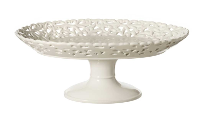 Alzatina ovale traforata 31,5x21,5xH12 - L'arte di nacchi