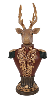 Decoro mezzobusto renna - L'arte di nacchi