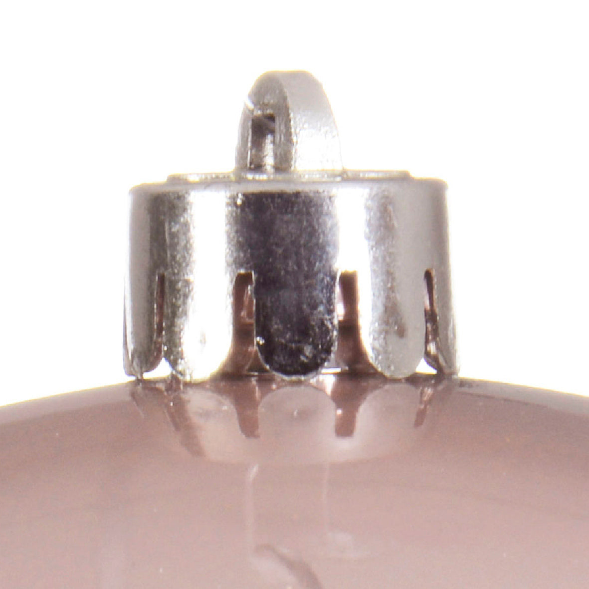 Sfera natalizia infrangibile rosa D14 - Decoris