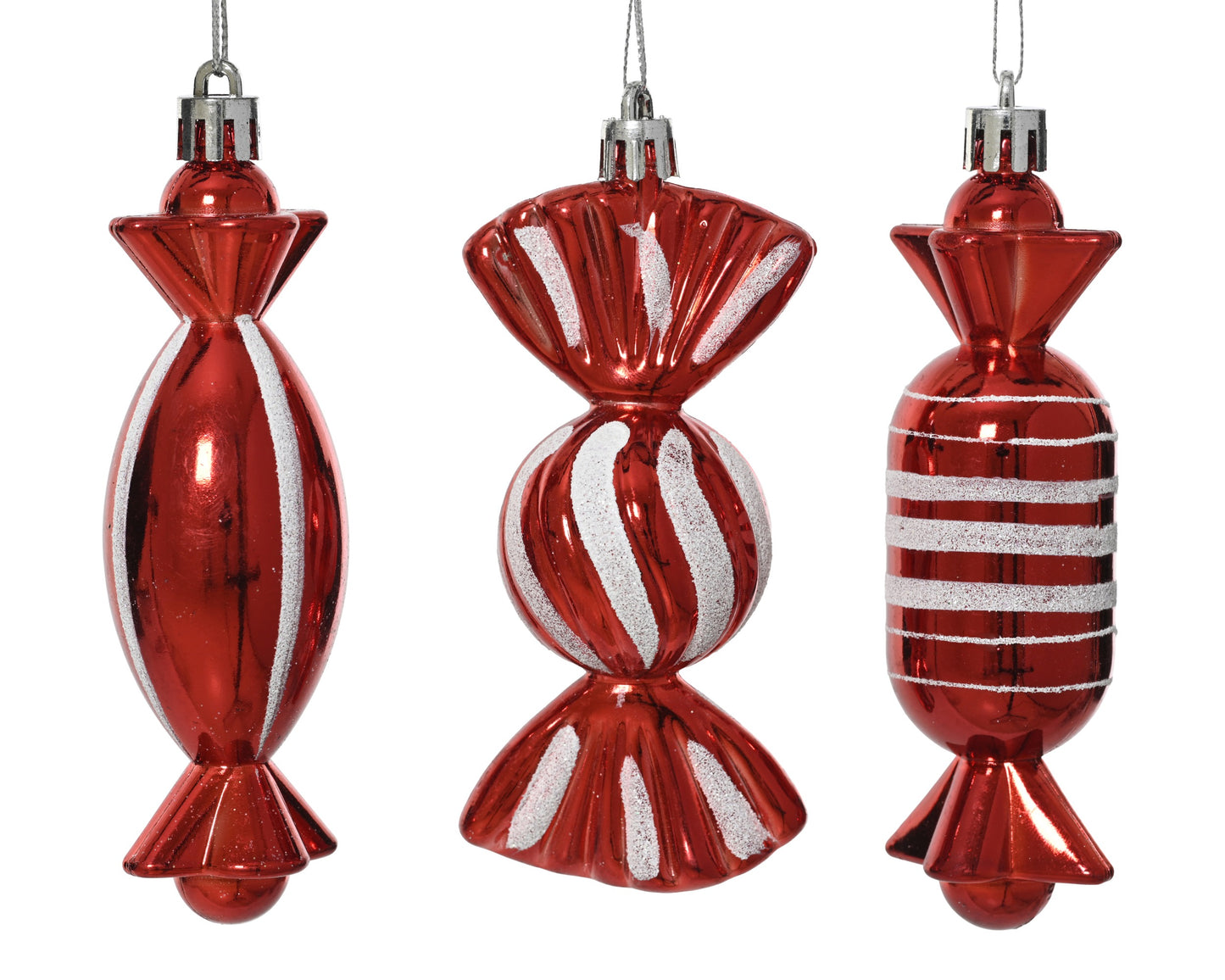 Appendino natalizio a forma di caramella H18 - Decoris