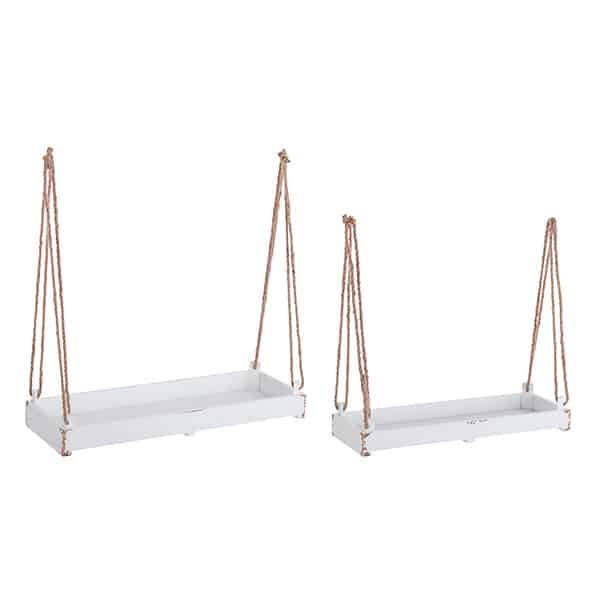 Vassoio sospeso bianco rettangolare - Bizzotto