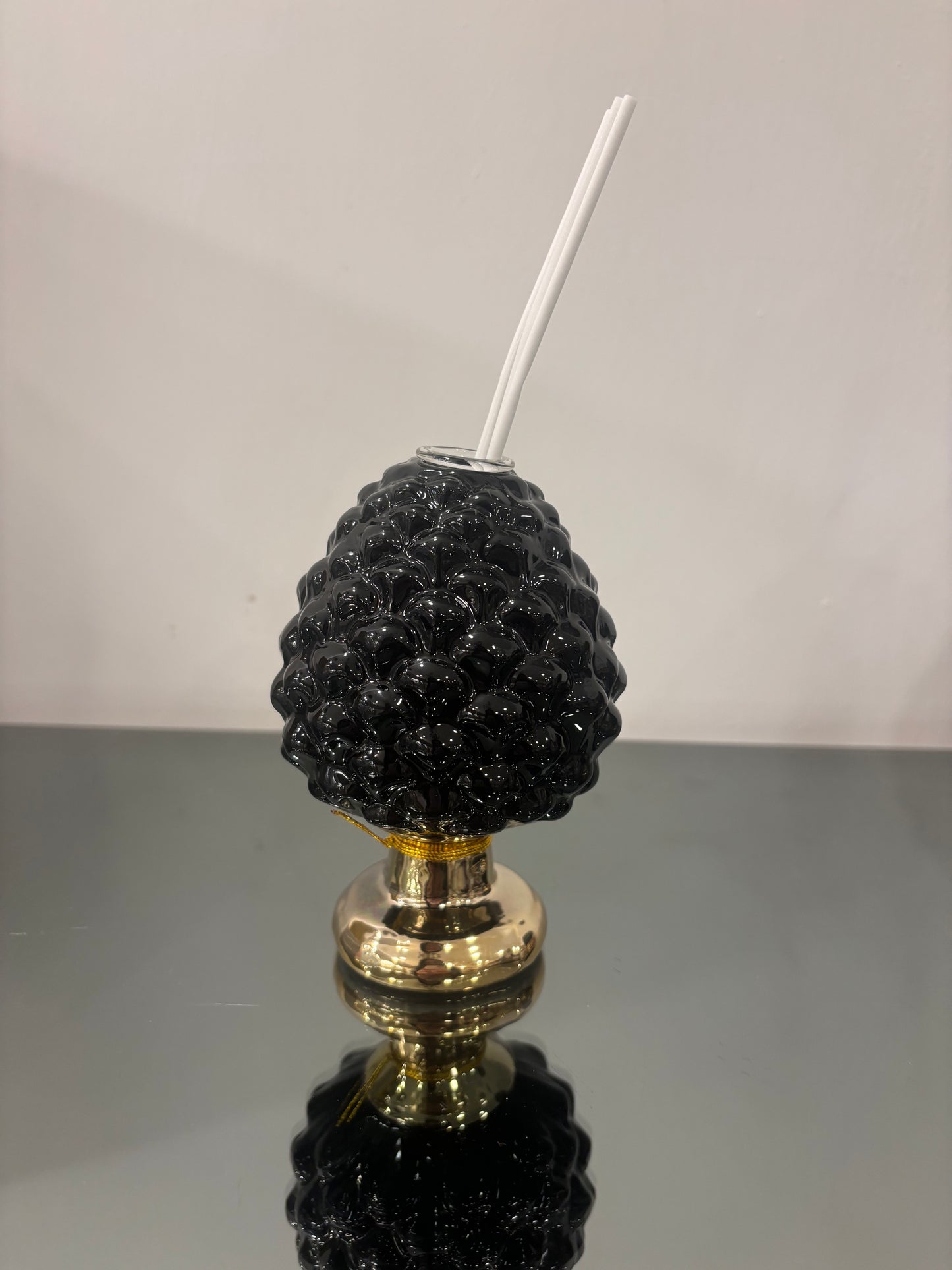 Pigna diffusore nera 12,5h ceramica - Encantada