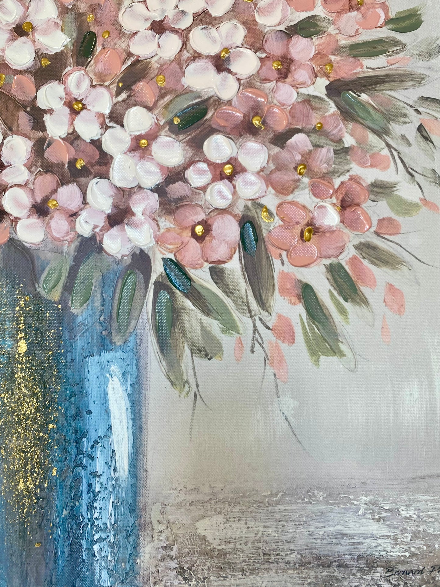 Tele con fiori - L'Arte di Nacchi