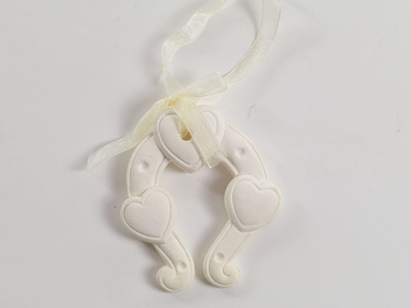Gessetto profumato ferro di cavallo c/nastrino 6,5x5,5cm - Le Stelle