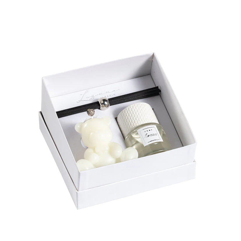 Cofanetto profumatore + orso in cera -Laguna Venezia