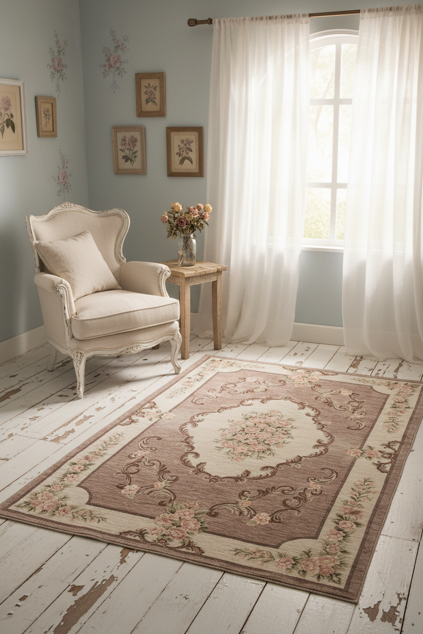 Tappeto ‘Doria’ cipria 65x110 - Blanc Mariclò