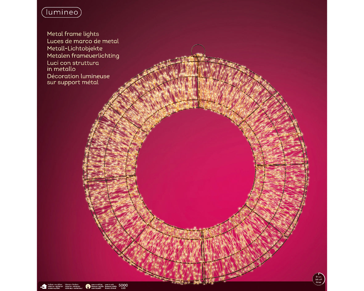 Corona Ghirlanda ‘Deluxe’ con led D78 - Lumineo