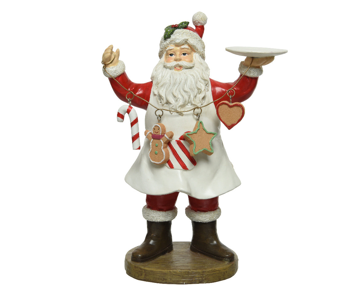 Decorazione 'Babbo natale Pasticcere' H23 - Decoris