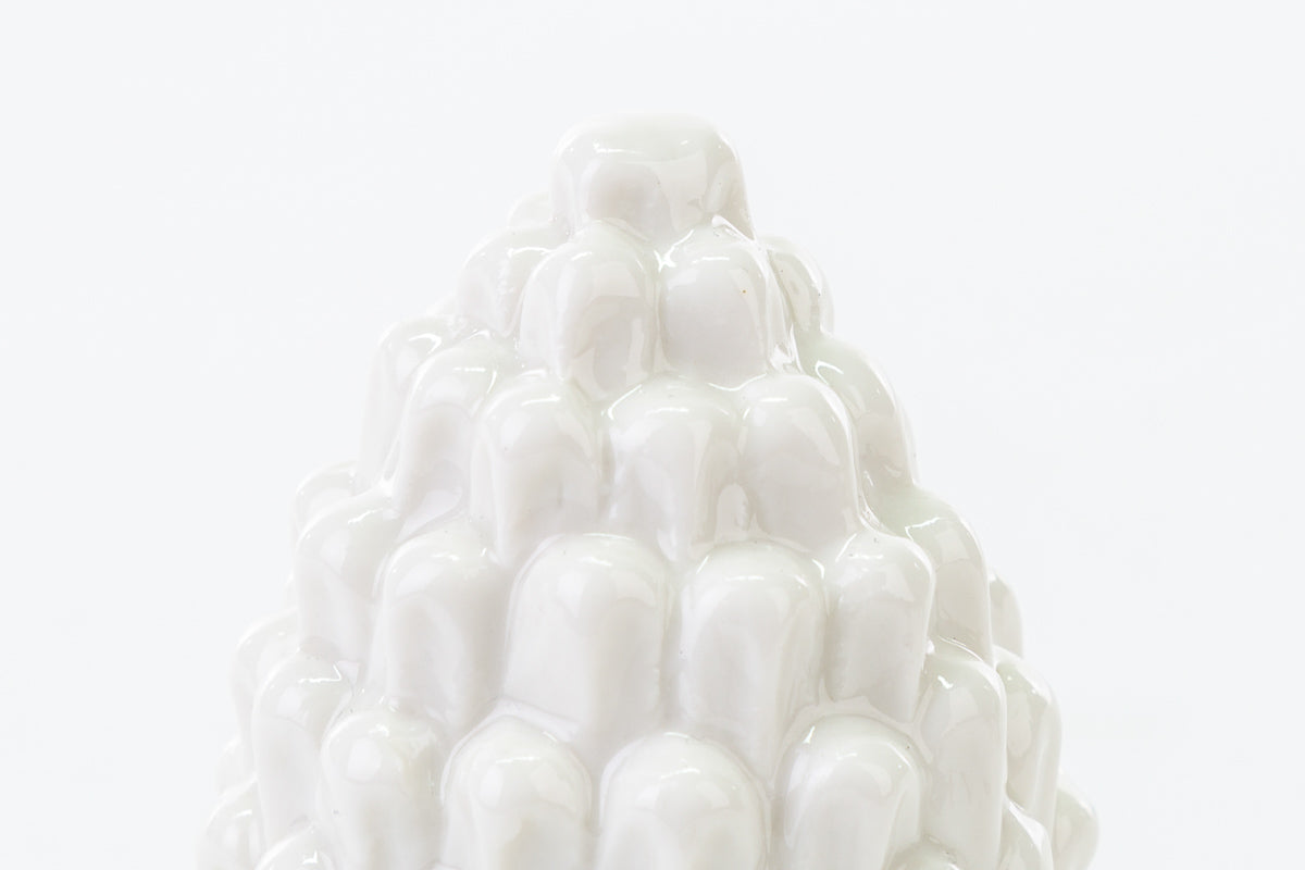 Pigna porcellana bianco 4,5x7hcm - Le Stelle