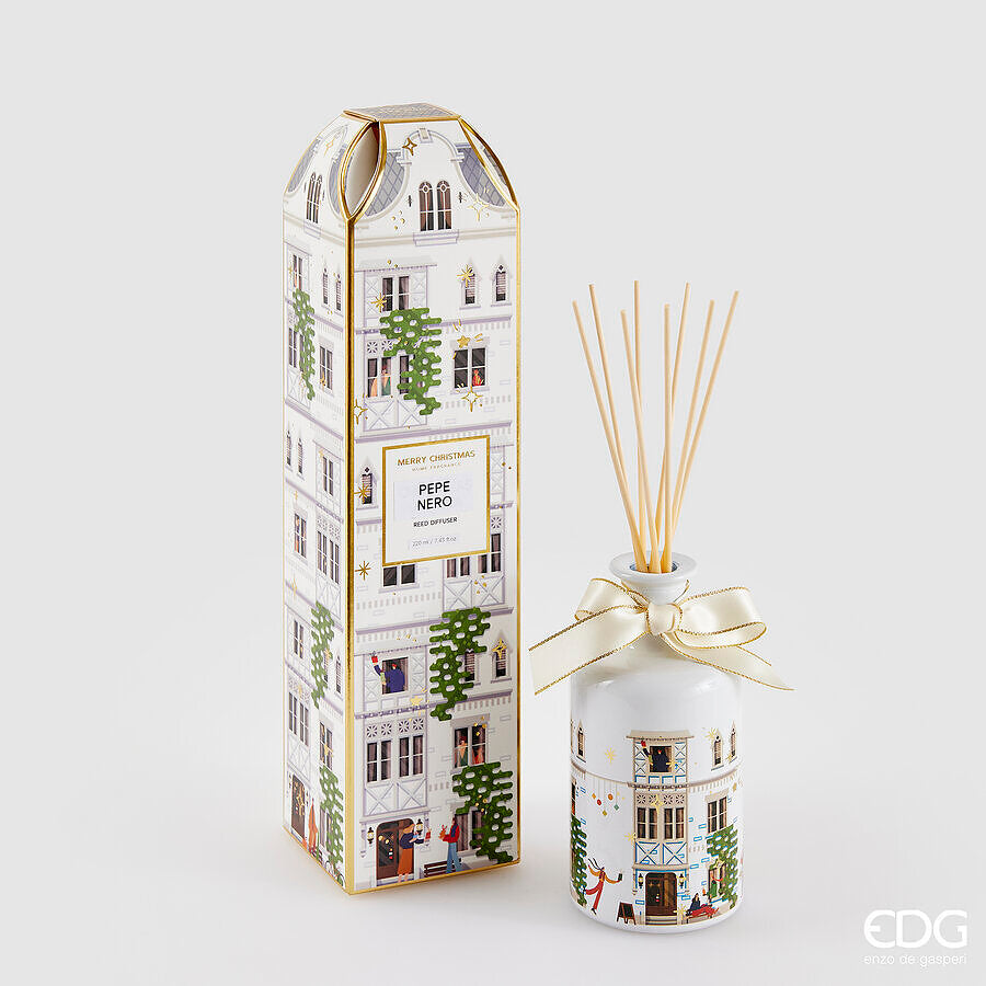 Profumatore bottiglia natalizio 'Rue de Rivoli' 200ml Pepe Nero - EDG