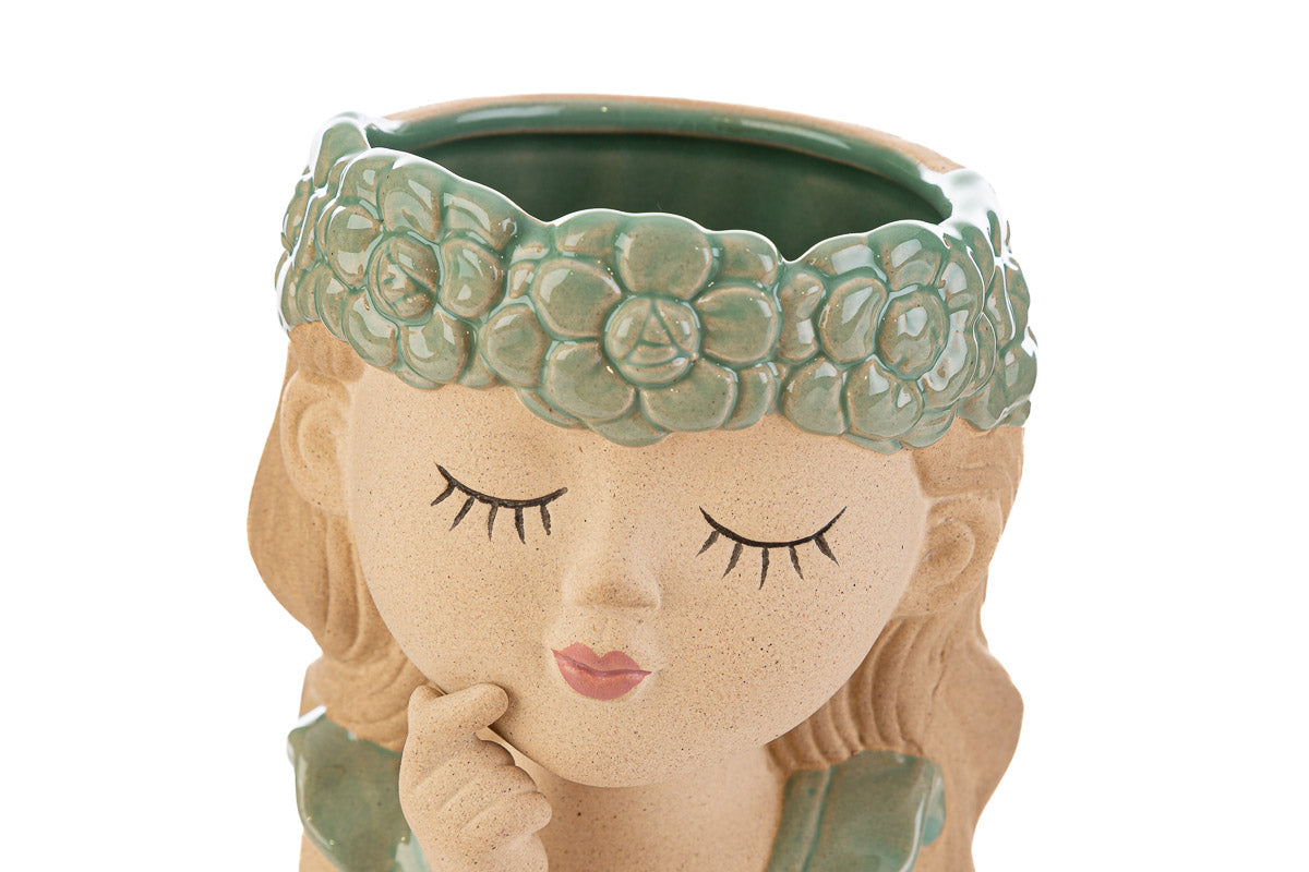Vaso ceramica girl 10,5x15h - Le stelle