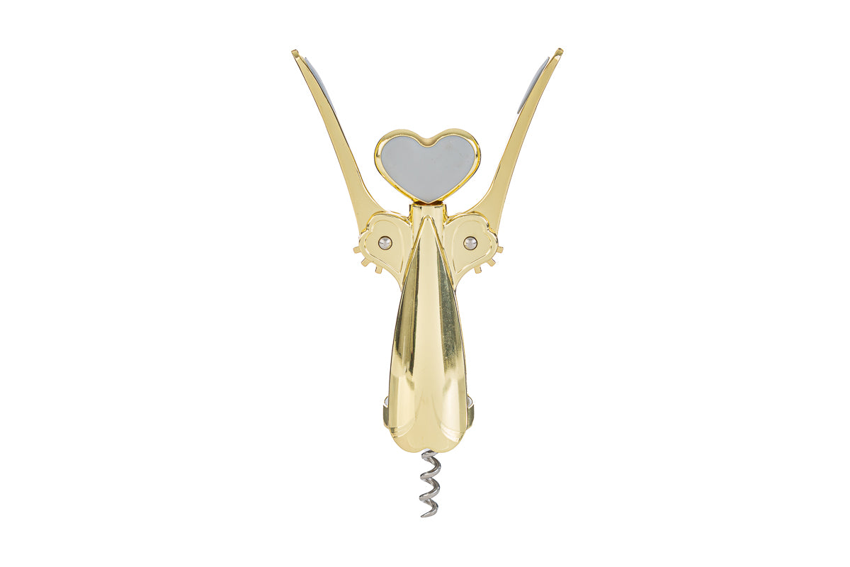 Apribottiglie in metallo oro 16cm - Le Stelle