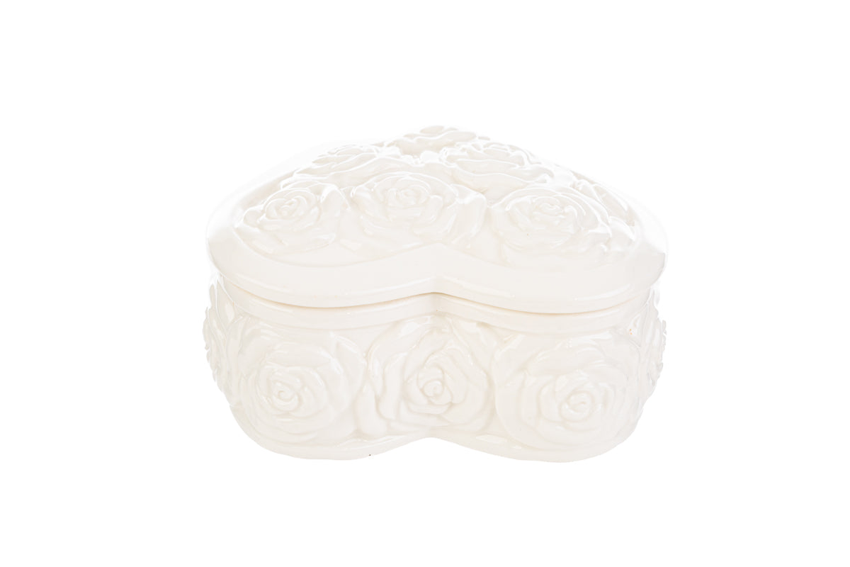 Scatola candela a forma di cuore 13x10,5x6,5h - Le stelle