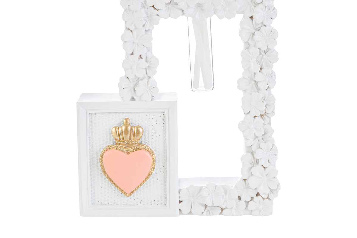 Profumatore cuore resina 9x2x11H - Le Stelle