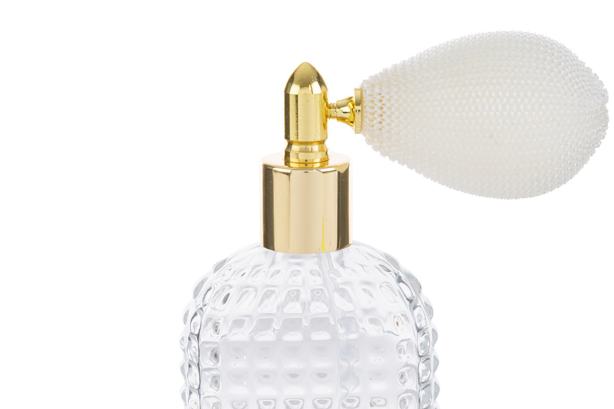 Portaprofumo spray 30ml ricaricabile rosa 5x3x9 con astuccio - Le Stelle