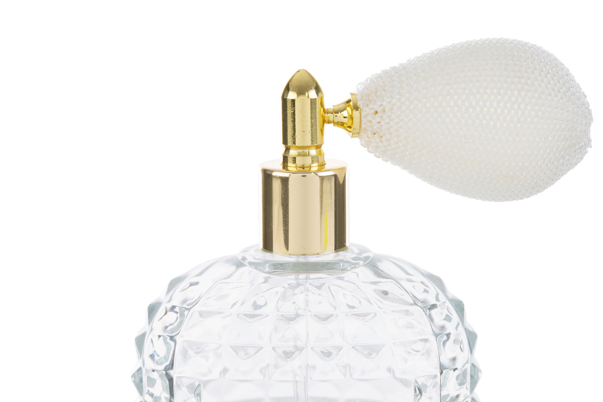 Portaprofumo spray 100ml ricaricabile trasparente 6,5x4x12 con astuccio - Le Stelle