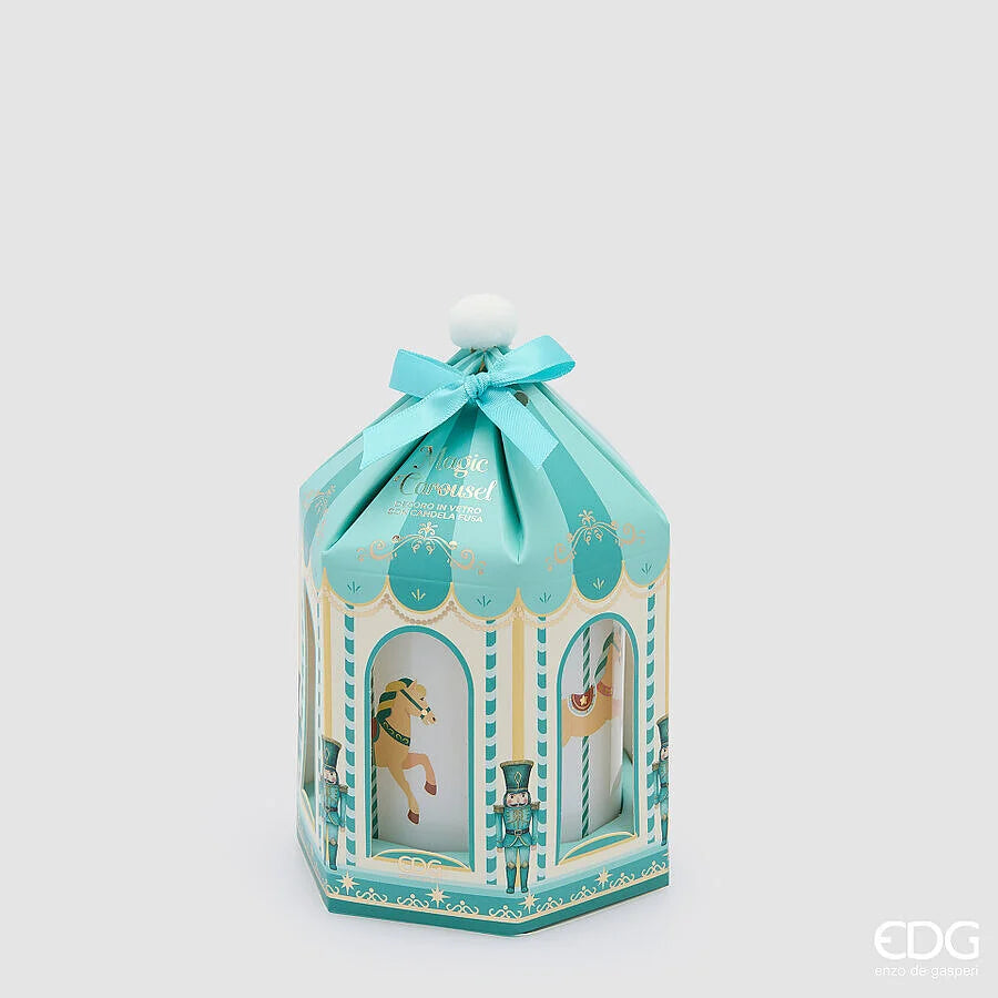 Candela giostra carosello con profumo D9 H9 - EDG