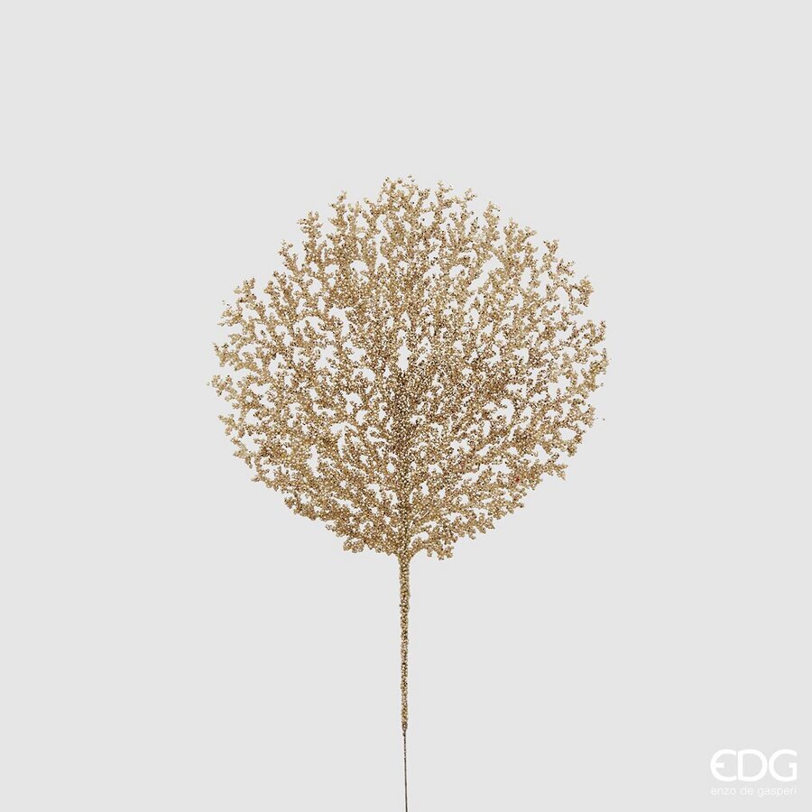 Addobbo per albero 'Ramo a forma di corallo glitterato' D24 H48 - EDG