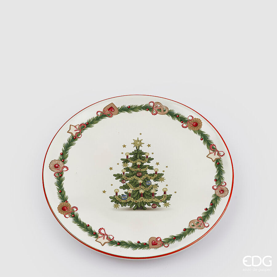 Set di 6 piatti piani Xmas-Tree natalalizi D20 H2 - EDG