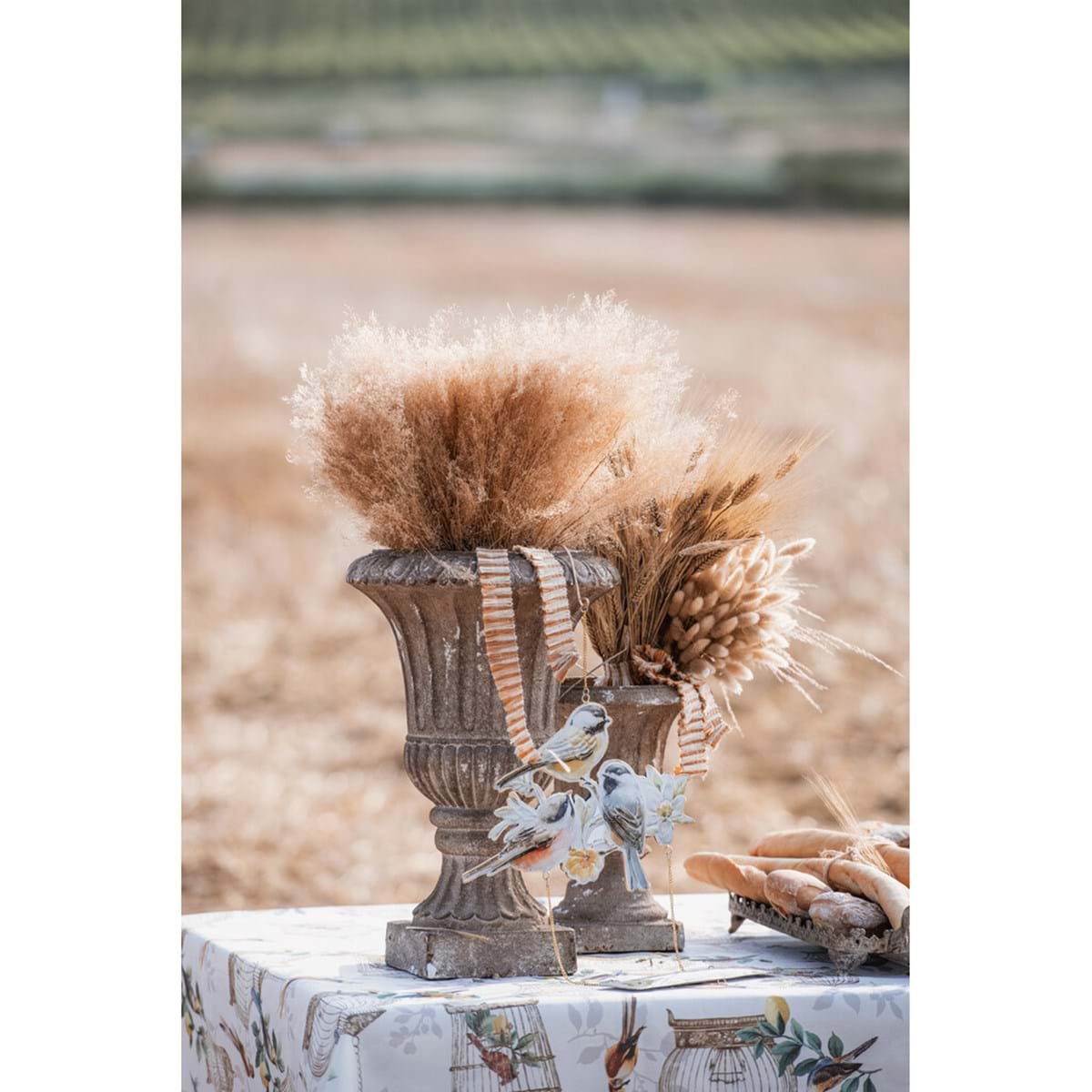 Vaso serie 'M.MOIRES DE PROVENCE' D38 H51 - Blanc Maricló