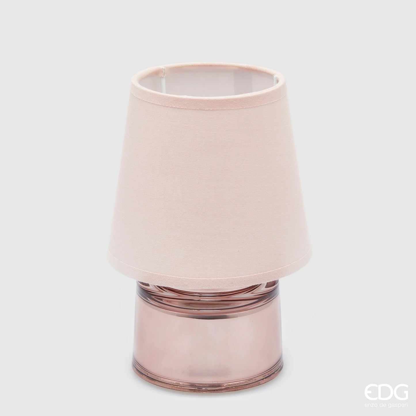 Lampada da tavolo Cozy colore rosa D12 H18- EDG