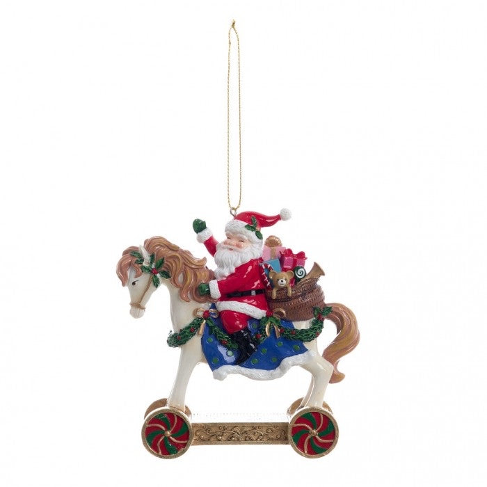 Decoro Santa Claus 'Cavalluccio' - Blanc Maricló