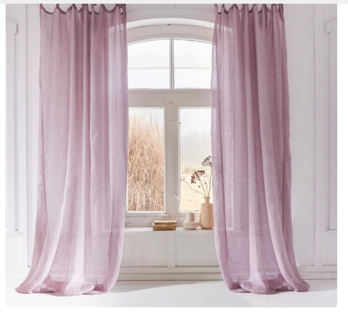 Tenda "Alinari" colore rosa - Blanc Mariclo'