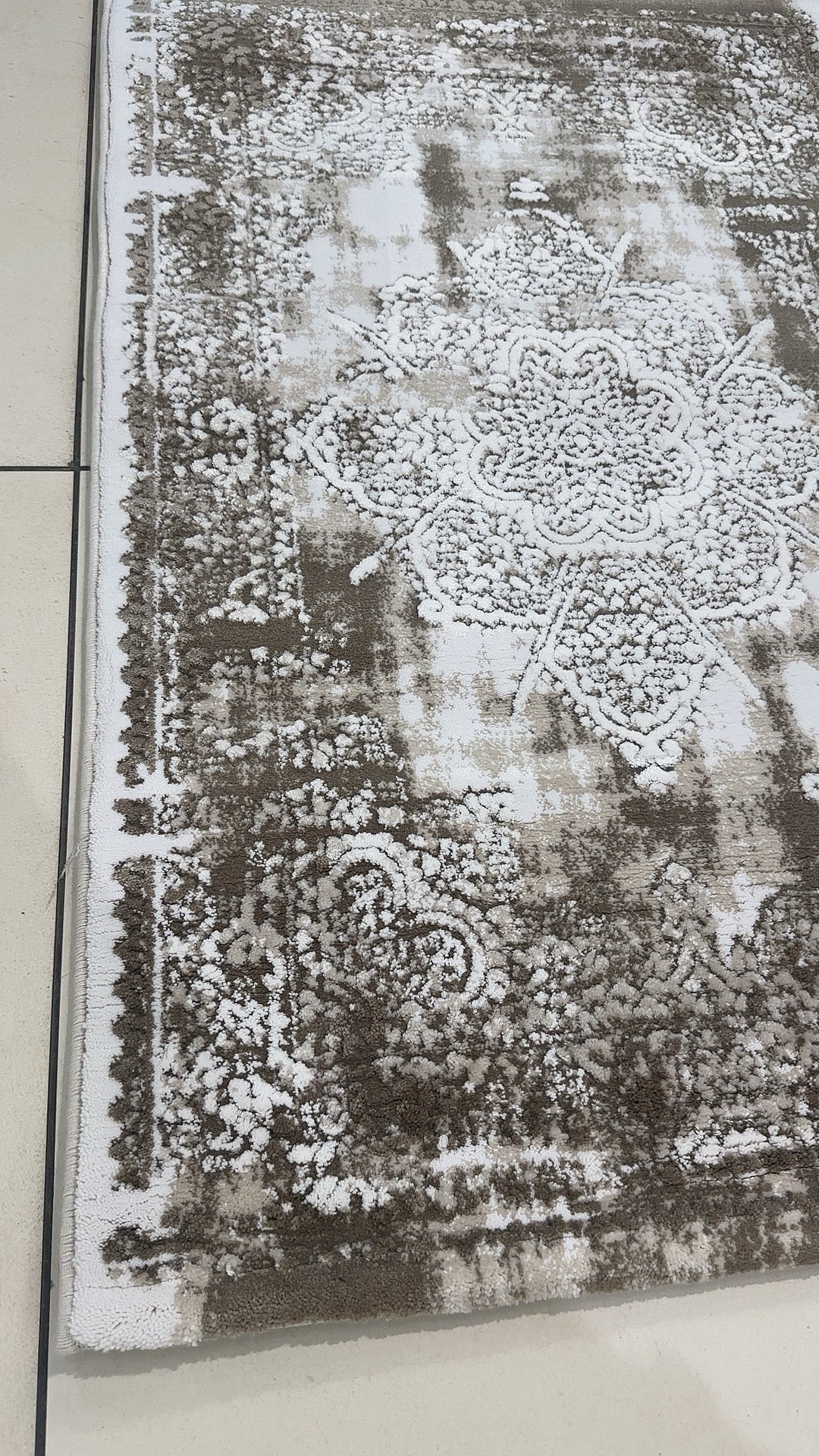 Tappeto damascato con riquadro 60x90 - Catuara