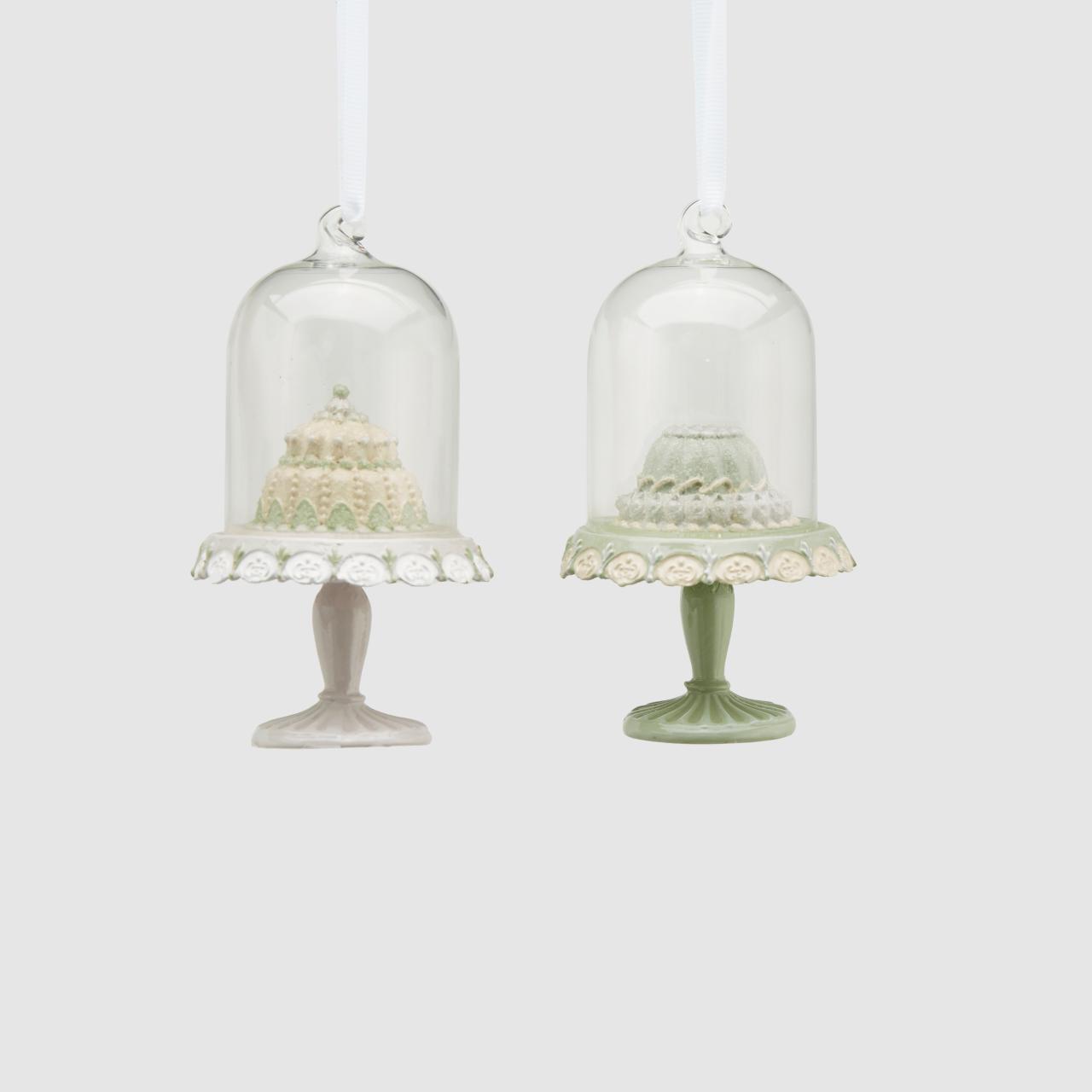 Addobbo natalizio alzatina con torta D6 H11- EDG