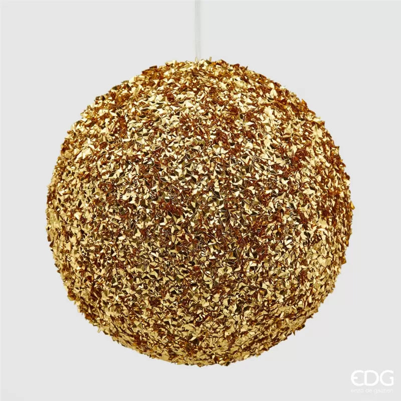 Palla glitter oro pvc D20 - EDG
