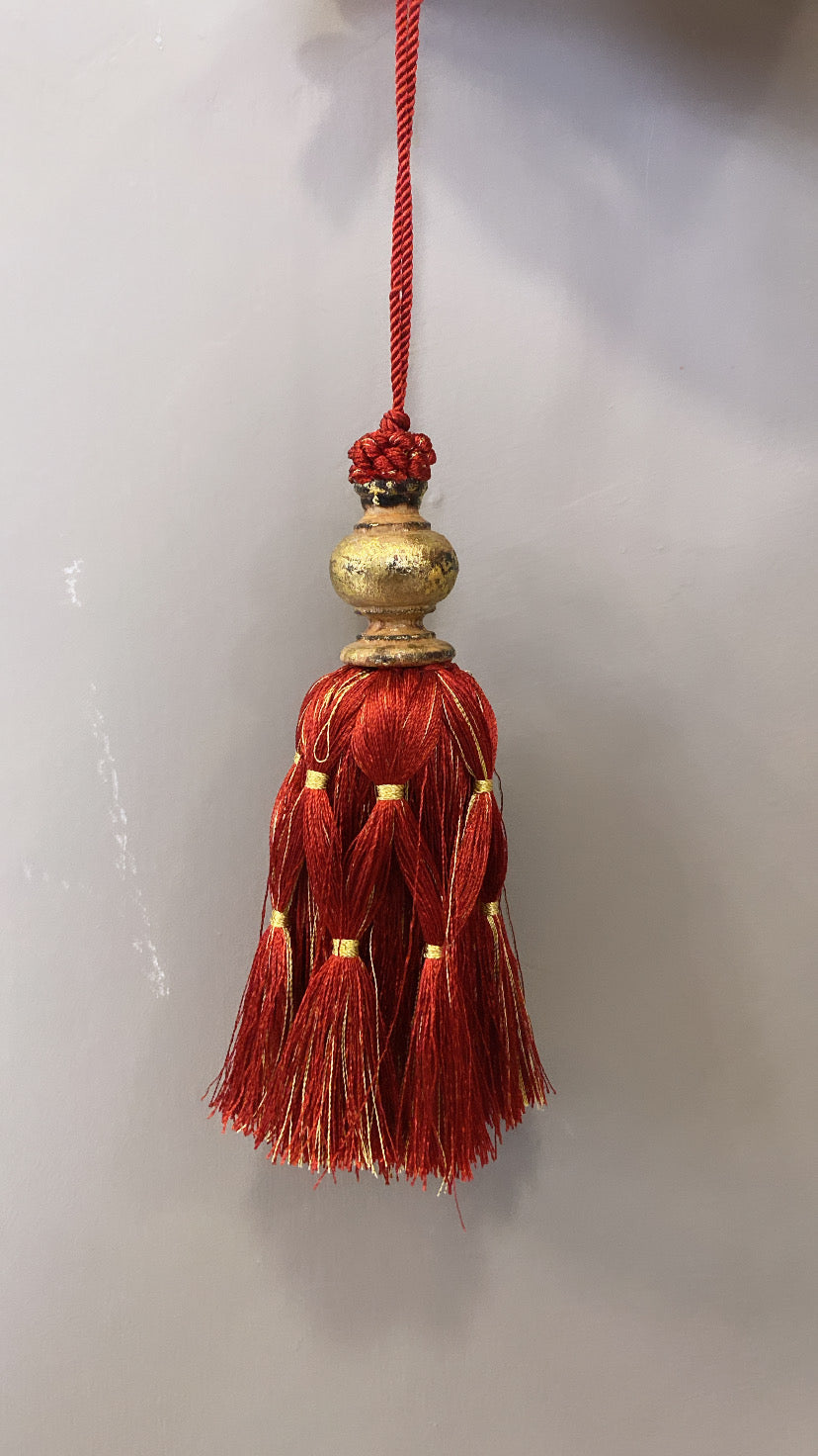 Decorazione nappa bordò h18 - Decoris