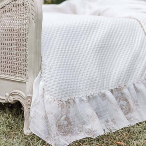 Trapunta singola serie 'Fru Fru' 180x260 - Blanc Maricló