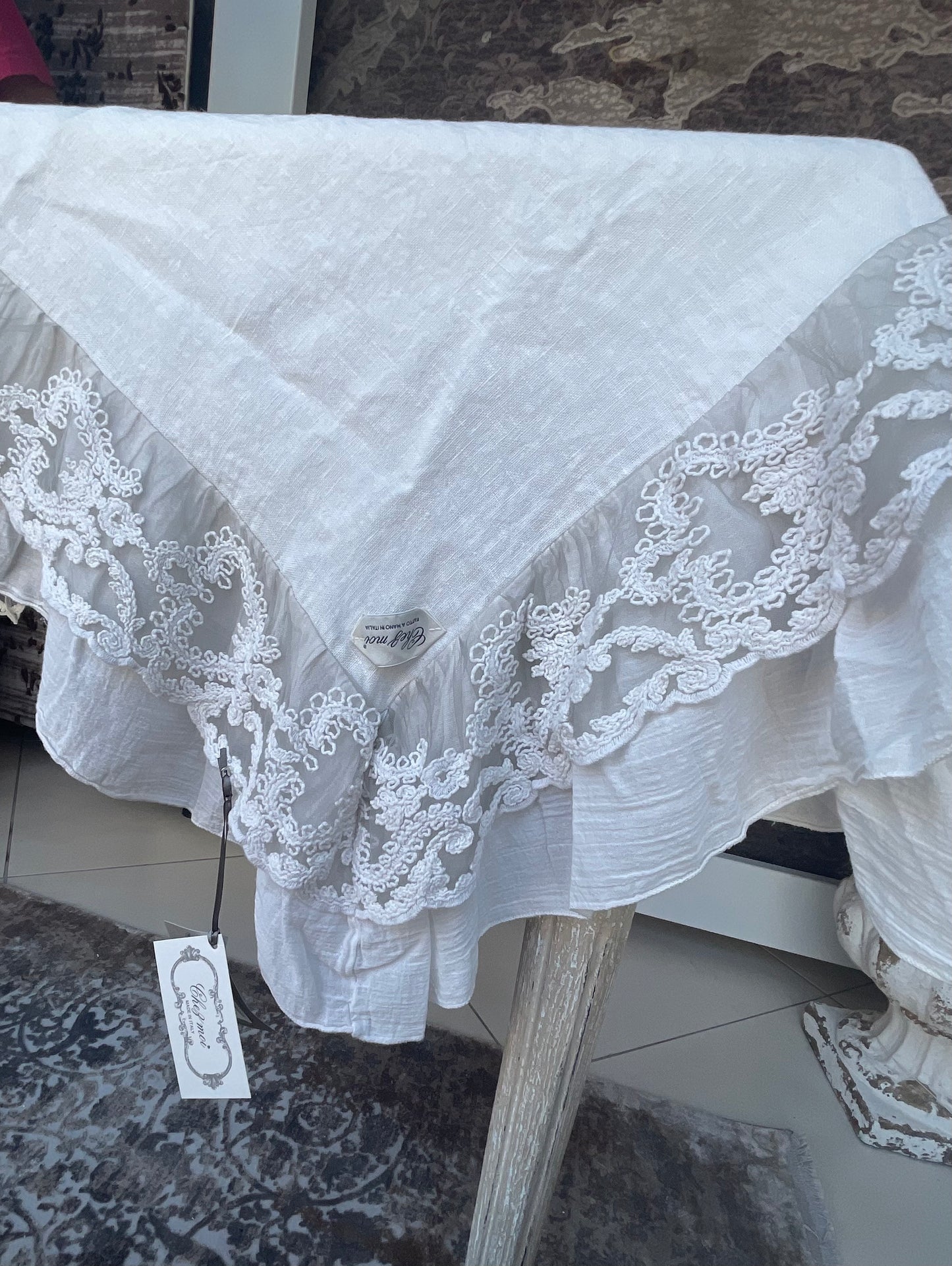 Coprimacchia volant Arabesque vintage fango - Chez moi