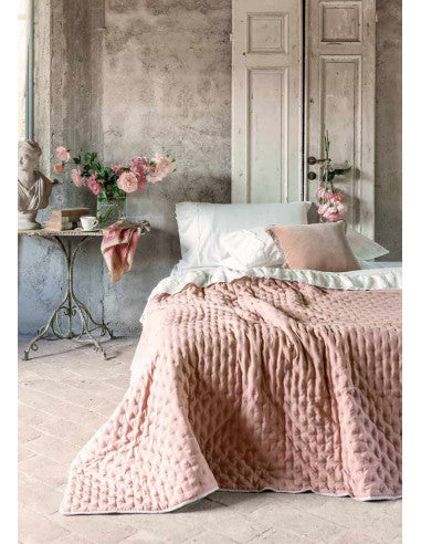 Trapunta una piazza e mezza 'Bicolor' 220x260 - Blanc Maricló