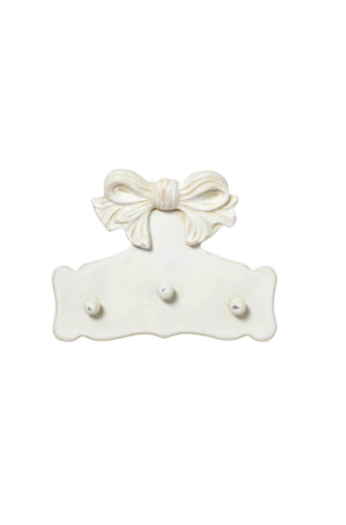 Appendino con ganci e fiocco 20x2,5x16H - L’arte di nacchi