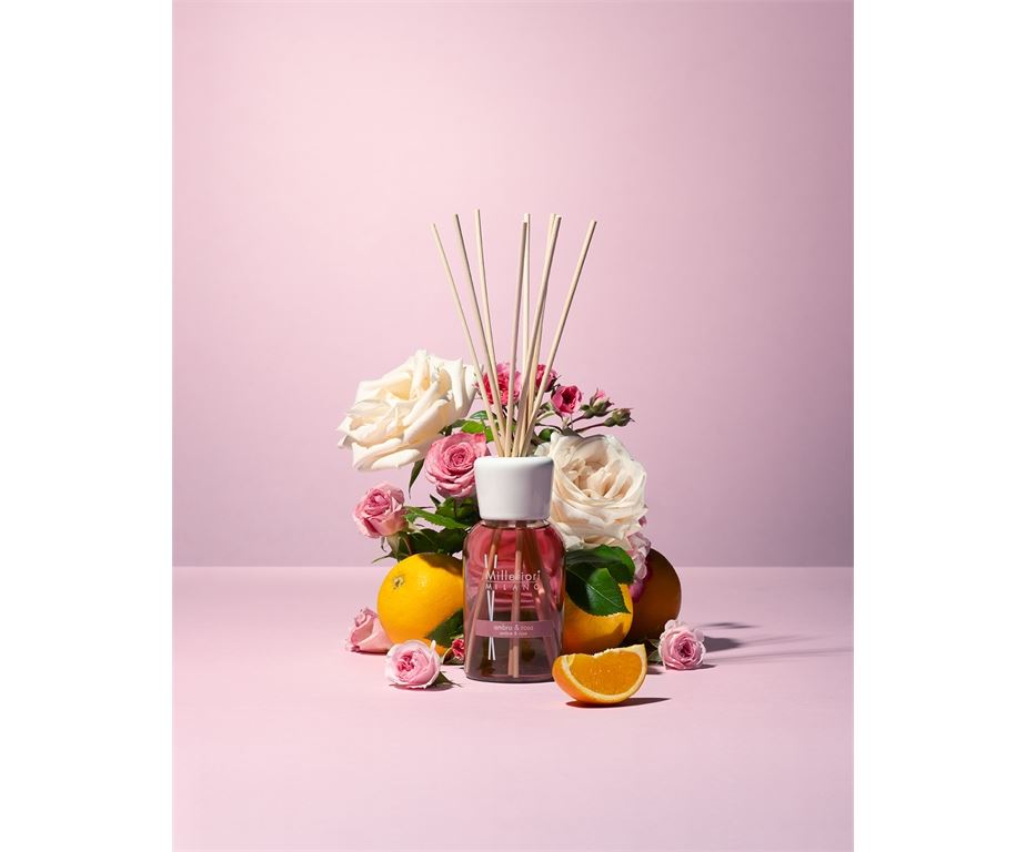 Ambra&Rosa - Diffusore di fragranza 250ml Natural Millefiori Milano