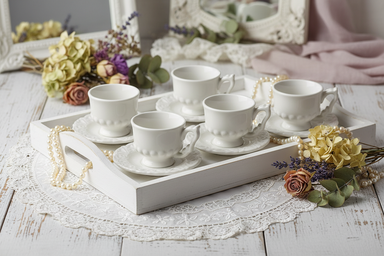 L'Arte di Nacchi - Set 6 tazze da caffè