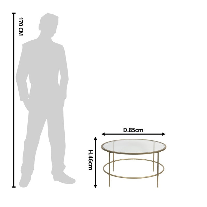 Tavolino da Caffè tondo - Clayre & Eff