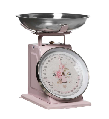 Bilancia rosa 22,5x26x26 - L'Arte di Nacchi