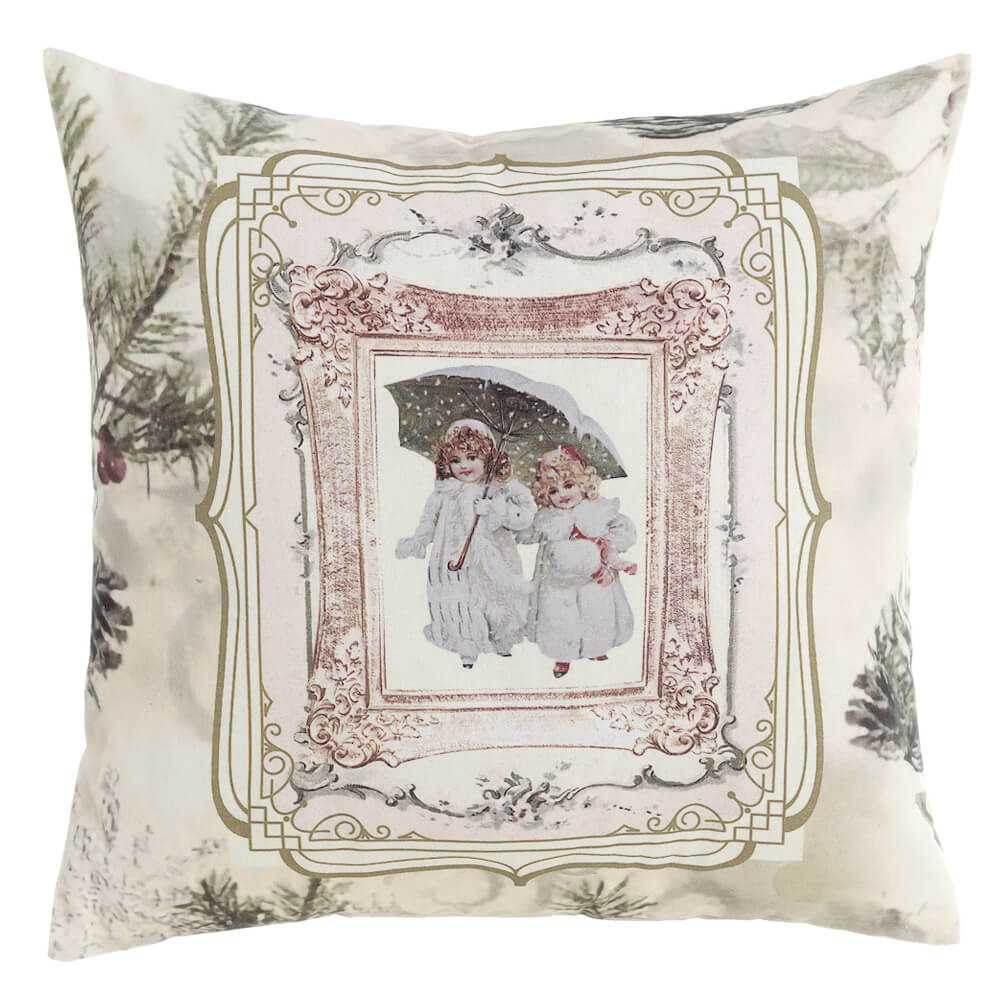 Cuscino "Fiocchi di Neve" -Blanc Mariclo'