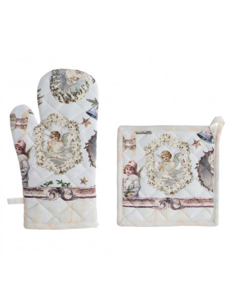 Guanto e presina ‘Angel Stars’ - Blanc Maricló