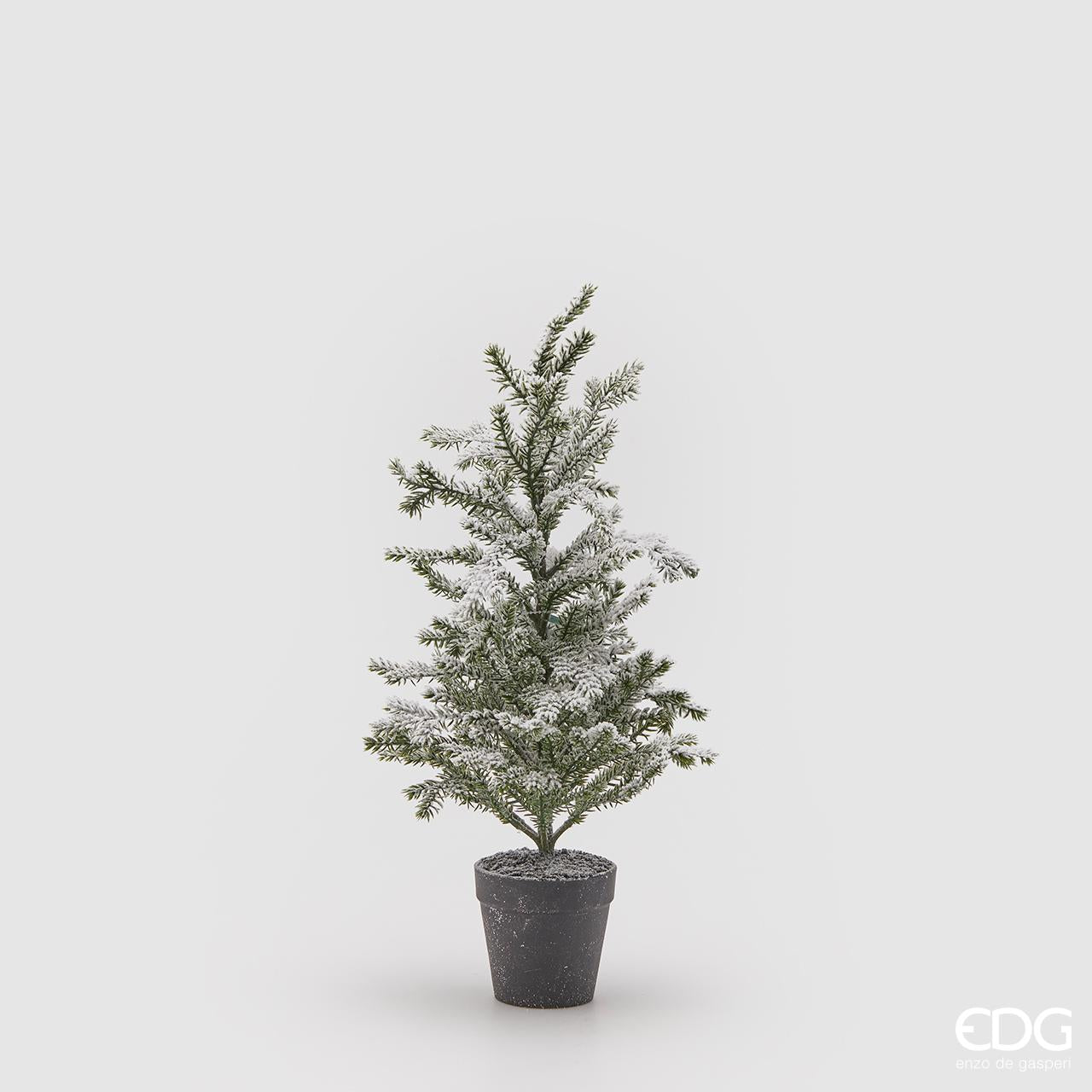 Albero innevato con vaso H22 - EDG