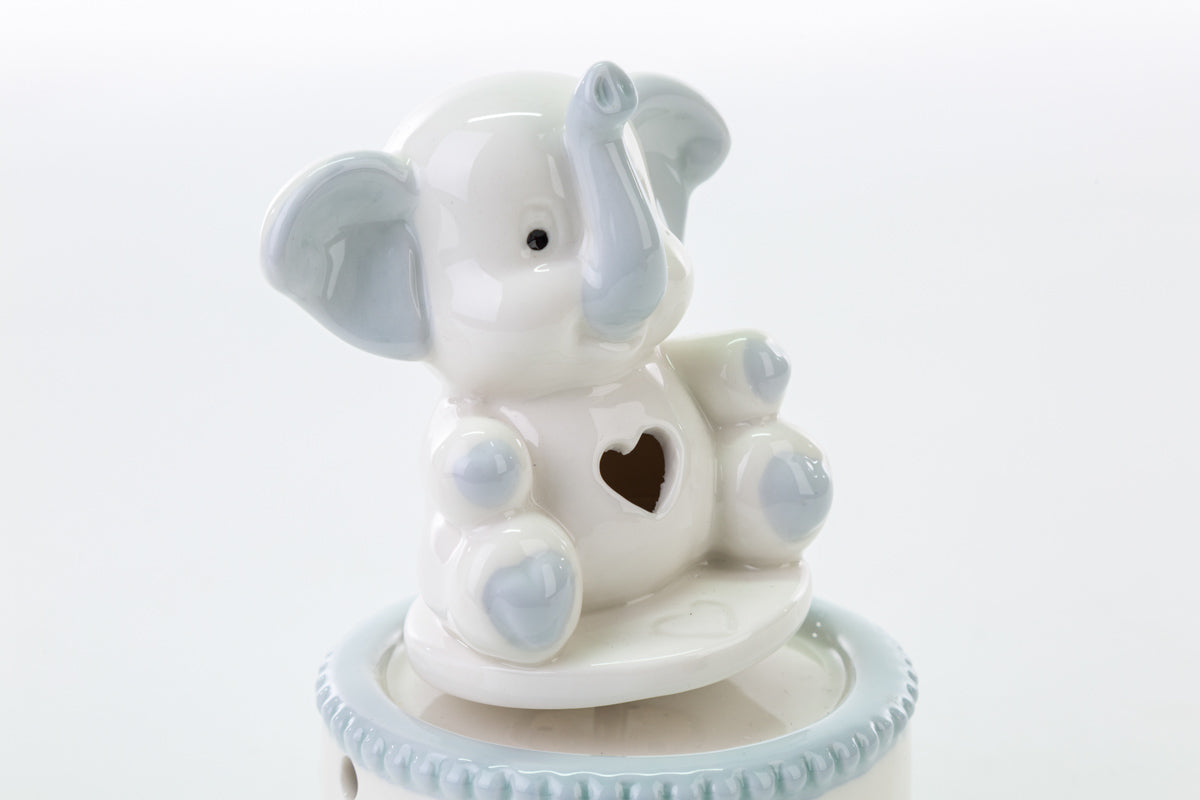 Carillon con elefante celeste - Le Stelle