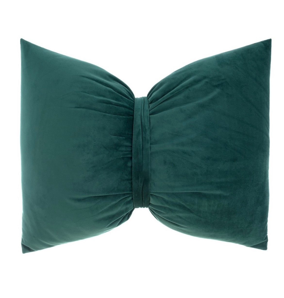 Cuscino fiocco verde in velluto 45x60 - Blanc Maricló