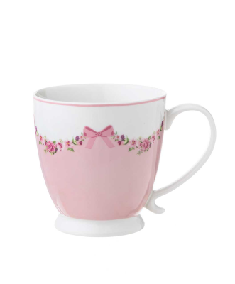 Tazza mug con fiocco colore rosa - L'Arte di Nacchi – Les perles du monde  srl